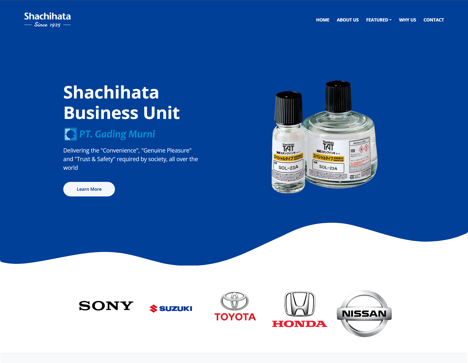 Shachihata Indonesia Website